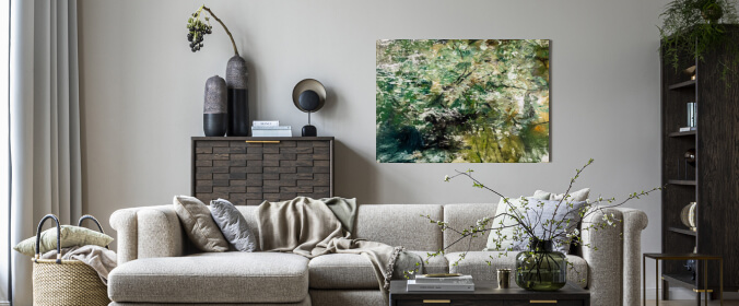 Картина «Липа» в интерьере