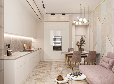 Современный + Прованс