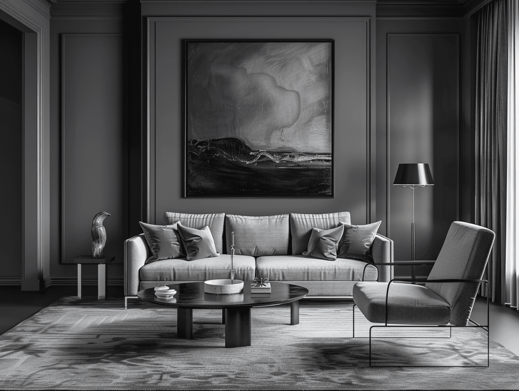 Темный дизайн квартиры: фото трендов 2025 года и идеи оформления