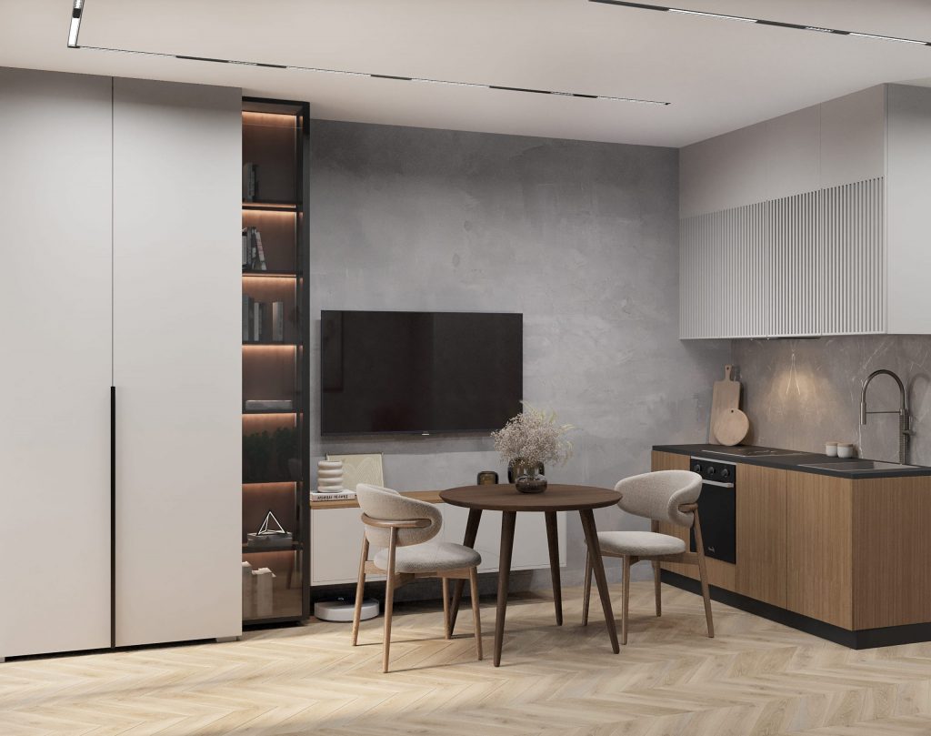 Потолок для студии: современные дизайнерские решения 2025 года