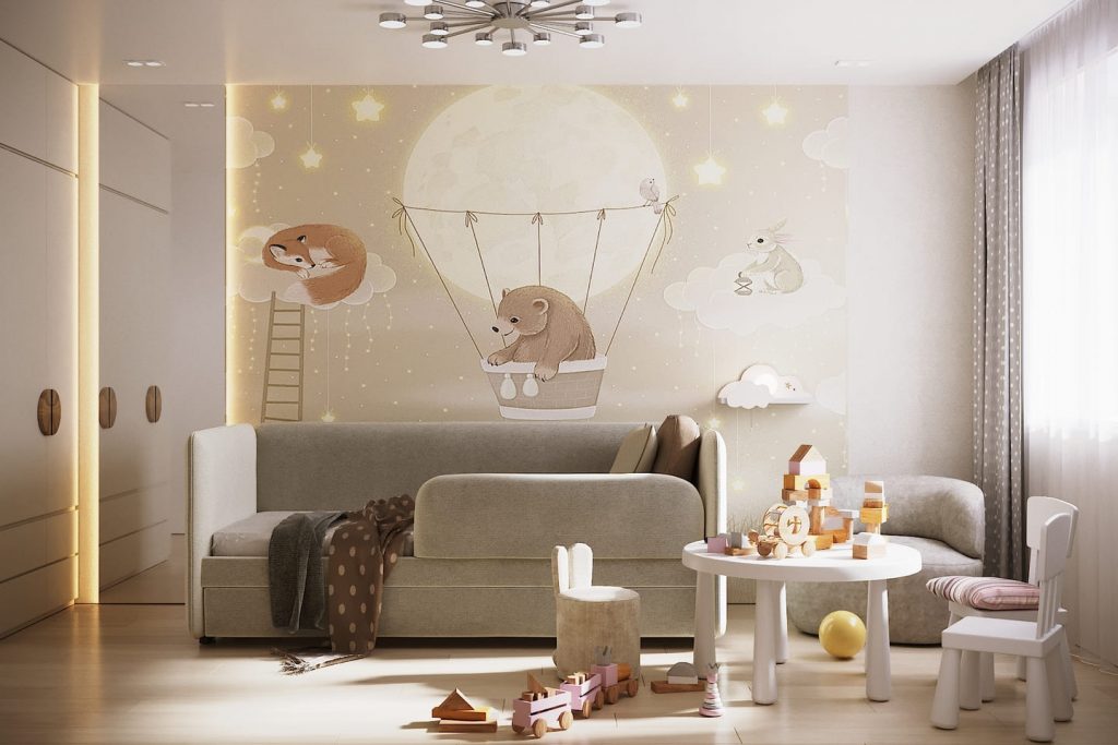 Детская комната: фото дизайна из проектов Domeo, от которых дети в восторге