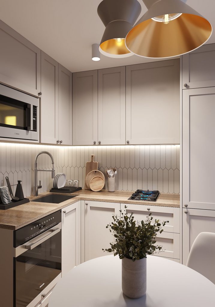 Организация маленькой кухни: как обустроить тесное помещение с умом