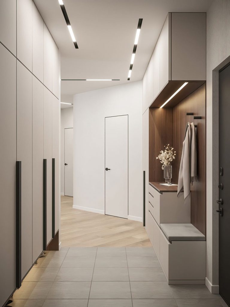 Обустройство коридора в квартире — выбираем мебель и аксессуары