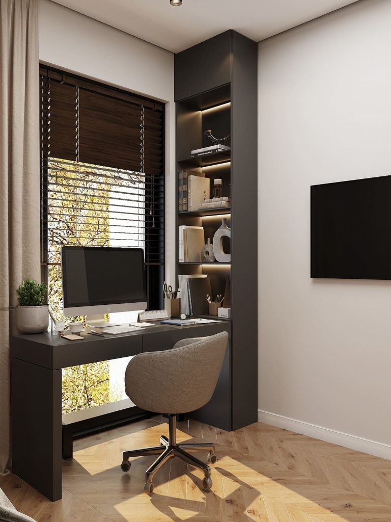Домашний кабинет: интерьер и правильная планировка для вдохновения