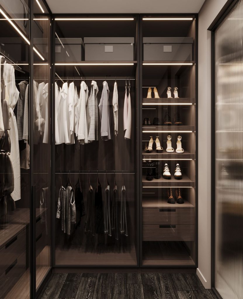 Где оборудовать гардеробную? Актуальные идеи для современного интерьера