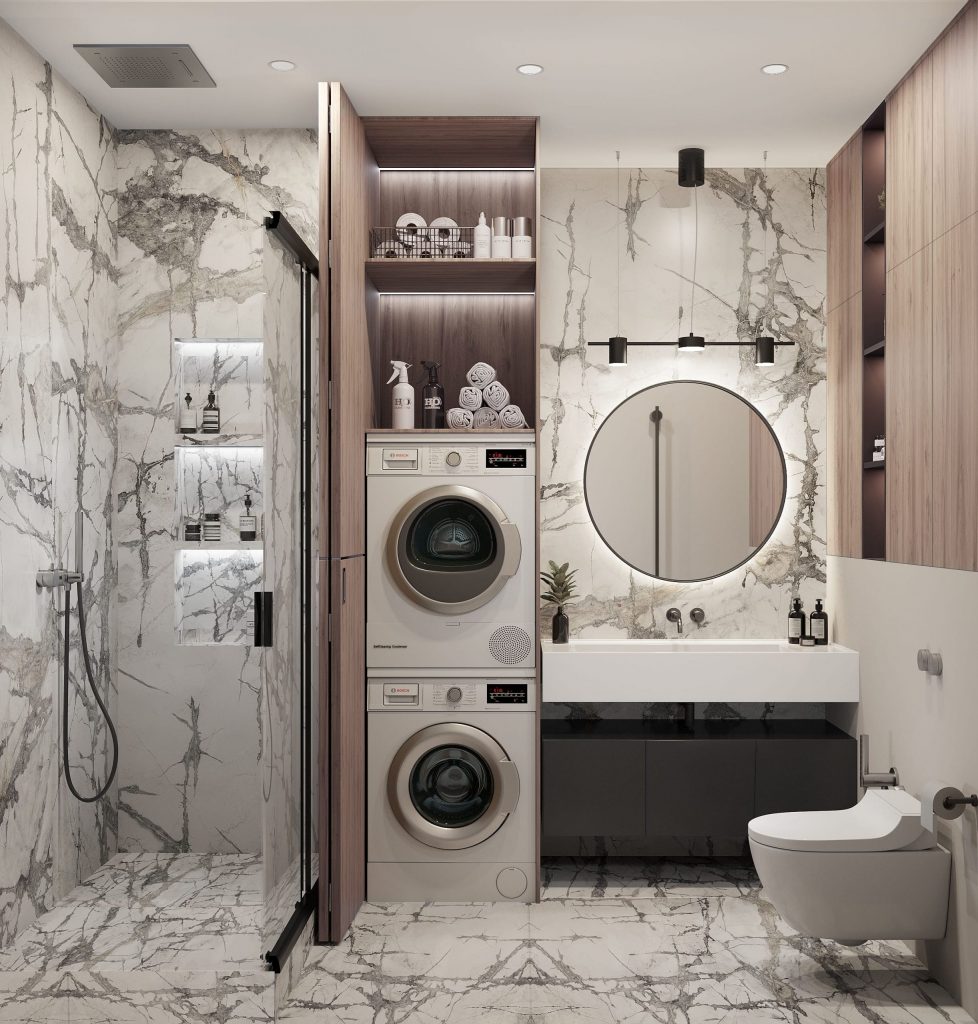 Постирочная в квартире: современные решения для комфорта и порядка
