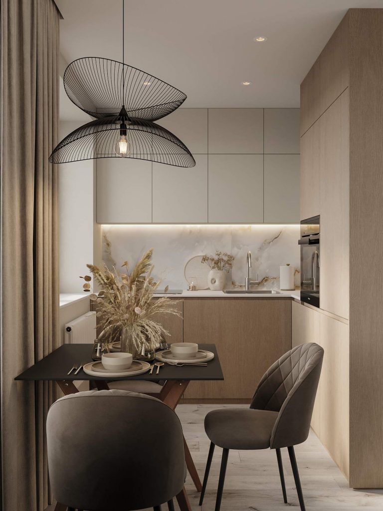 Ремонт кухни в хрущевке: подробный разбор проекта и другие фото Domeo