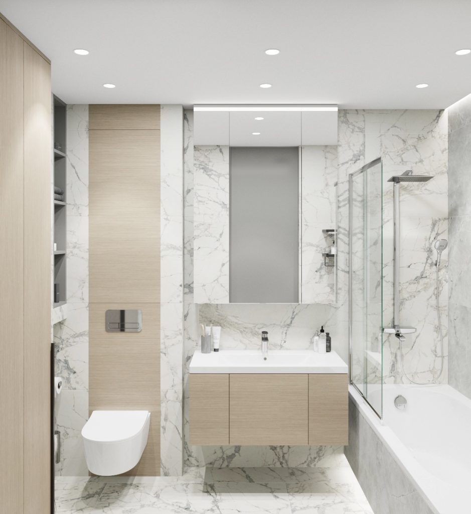 Фото ремонта ванной и туалета в хрущевке: стильные преобразования по проектам Domeo